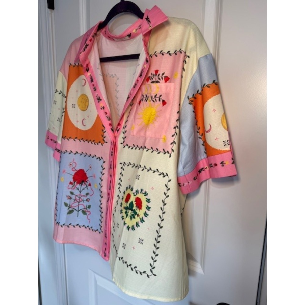 Sunday Up Celestial Colorful Patchwork Matching S… - image 2